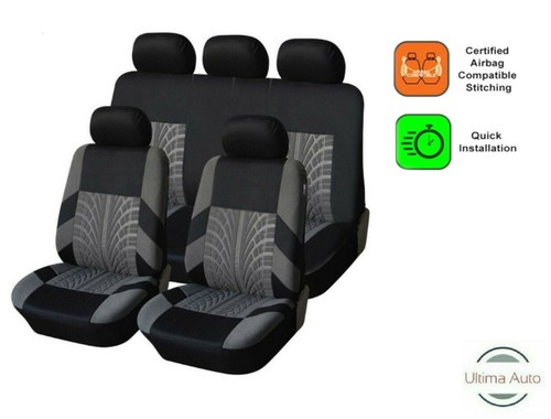 Full set grey fabric car - full,