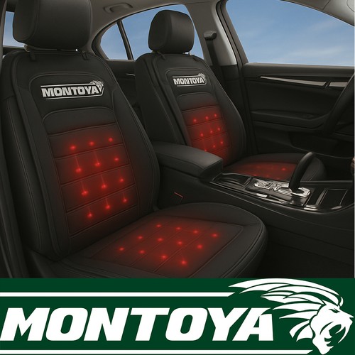 Heated car seat cushion 12v - heated,